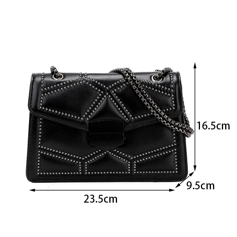 Chain Vintage Rivet Small Bag