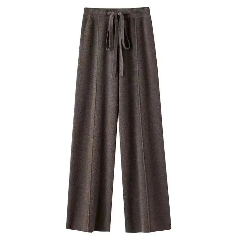 Wool Wide Leg Pants