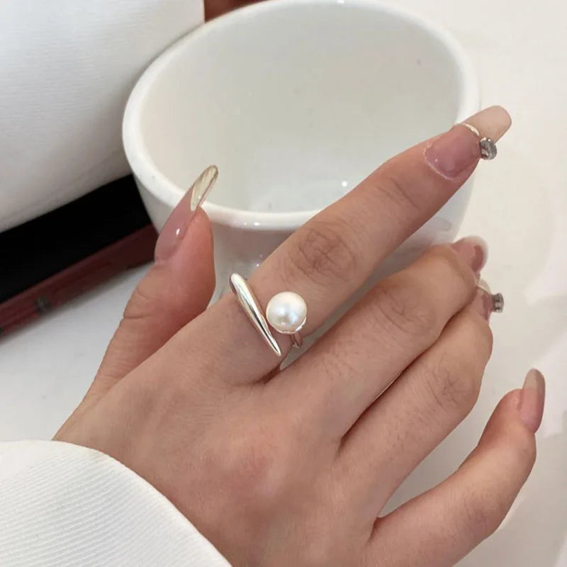 Round Pearl Ring