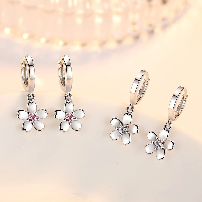 Flower Drop Earrings