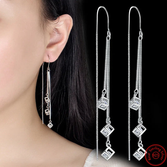 Long Drop Earrings