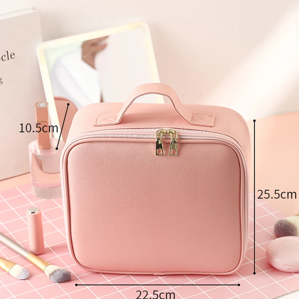 Makeup Bag with Mirror