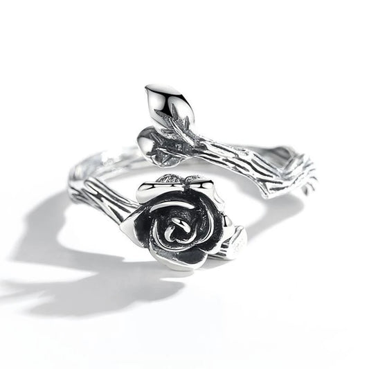 Vintage Rose Flower Rings