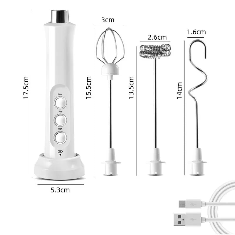 Portable Electric 3-in-1 Frother