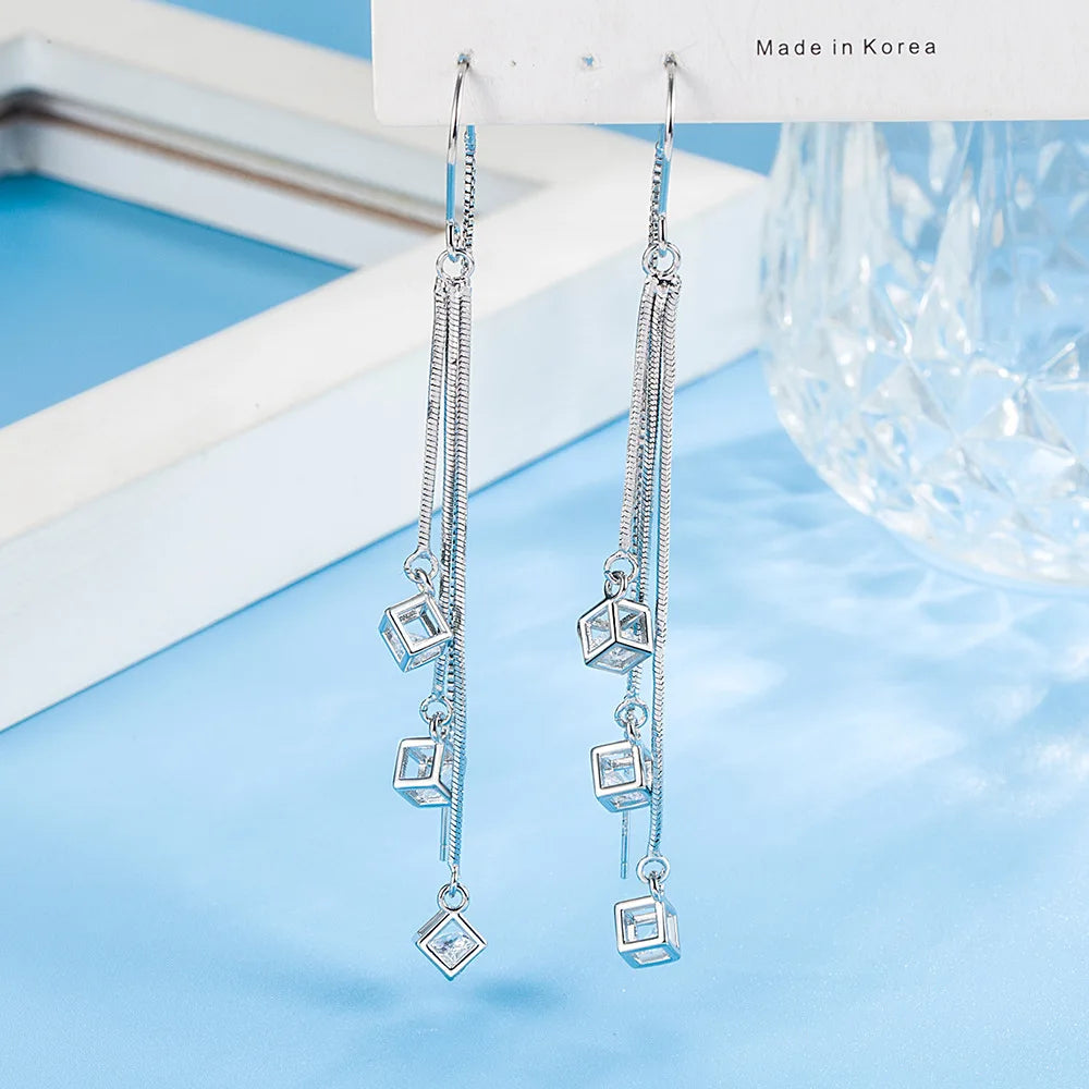 Long Drop Earrings