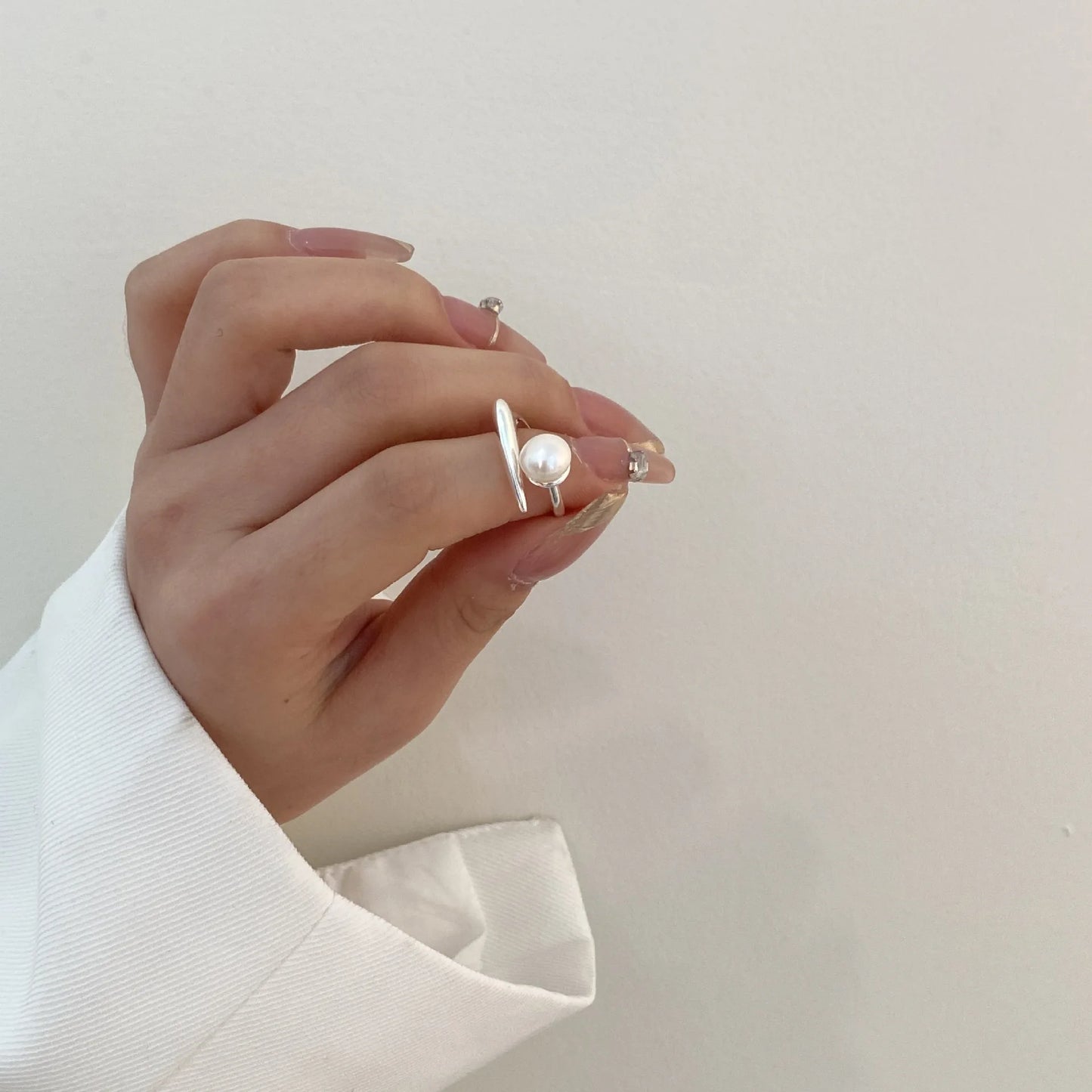 Round Pearl Ring