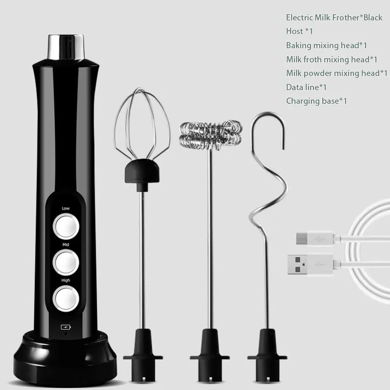 Portable Electric 3-in-1 Frother